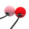 Cor de produção eva areia corda de pular bola cabeça de bola facial EVA bola de ioga fitness equipamento para o corpo bola