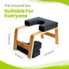 Taburete de Yoga de Madera, Silla de Equilibrio de Yoga de Madera para Uso en Casa, Taburete de Madera para Inversiones de Yoga