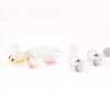 Acessórios diy Conjunto de plugue de brinco de silicone Anel de aço inoxidável Hamburgo Ear Plug Ear Bundle Ear Forcing TPE Anti-Drop Back Blocking
