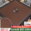 Mantel de Mahjong, Accesorios de Mantel para Máquina Automática de Mahjong, Diseño de Piel de Vaca, Engrosado, Sin Fichas Impresas, Tapete de Tela de Mahjong para Mesa