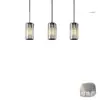 Lámpara colgante minimalista negra de estilo americano moderno, de cristal, para mesa de isla, comedor, vestíbulo de una sola cabeza, dormitorio, mesita de noche