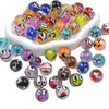 Venda Quente Transfronteiriça 16mm Contas Emoji, Contas Dentro de Contas, Contas Soltas, Corrente de Celular DIY, Pulseira, Pingente de Bolsa, Pingente de Arte com Contas