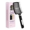 Peine de Pelo Esponjoso de Platino con Alto Volumen en la Corona, Peine Curvo Grande para Hombres, Peine de Peinado, Peine Hueco para Alisar el Cabello, Peine de Masaje con Costillas