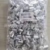 Fabricantes de carcasas de aluminio ventas al por mayor directas accesorios para aparejos de pesca set de hilo con alambre blanco manguito de aluminio tubo de aluminio plano