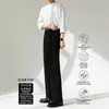 Pantalones Casuales Rectos Simples y Cómodos para Hombres para Commuting al Aire Libre 2025 Nuevo Otoño/Invierno con Forro Polar Cálido