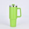 Vaso para Coche de 40oz Acero Inoxidable Big Mac Gran Capacidad Vaso Aislante para Frío con Asa Vaso Portátil para Hielo para Coche