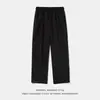 Pantalones casuales nuevos para hombre para trabajo al aire libre, resistentes al agua, con diseño dividido, pantalones largos y cierre ajustable de cuatro botones.