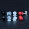 Plugues de Orelha Anti-Perfuração, Piercings de Pedra, Plugues de Orelha Transparentes, Plugues de Brinco, Tampões de Ouvido, Plugues Traseiros para Piercing de Orelha, Acessórios de Plugue Anti-Queda, Silicone