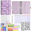 Cuaderno A6 Creativo de Hojas Sueltas Macaron Transfronterizo Copo de Nieve Presupuesto de Efectivo Libro de Mano Ahorro Financiero Personalización