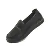 Venta Directa de Fábrica de Nuevos Mocasines Versátiles de Piel con Suelas Blandas, Zapatos de Trabajo Ligeros sin Cordones Antideslizantes para Personas de Mediana Edad y Mayores