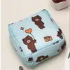 Bolsita de Dibujos Animados para Compresas para Niñas, Bolsa de Almacenamiento de Gran Capacidad para el Período Menstrual, Bolsa de Almacenamiento para Coche