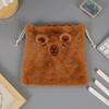 Adorable Peluche Kappi Barra Bolsillo con Cordón Viaje Cosméticos Cámara Fotoplover Artículos Varios Bolsa de Almacenamiento Portátil
