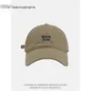 Boné de Baseball Bordado com Letra Simples Estilo Coreano para Mulheres, Primavera e Verão, Circunferência da Cabeça Grande, Chapéu de Sol Casual Versátil