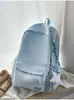 Mochila Estilo Harajuku Japonês Nova Estampa de Letras Mochila Tendência Mochila Escolar para Aluno do Ensino Fundamental Bolsa Escolar Estampa com Logo