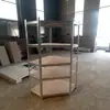 Fábrica Produce Estanterías de Almacenamiento Pintadas en Spray de Cinco Esquinas, Estantes para el Hogar, Estanterías de Almacenamiento de Múltiples Niveles Estilo Almacén al por Mayor