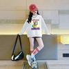 Sudadera para Niña Otoño Manga Larga Bebé Niña Primavera y Otoño 2025 Estilo Coreano Lazo Cuello Redondo Camiseta Básica Top para Niños