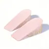 Palmilhas de Silicone de Cinco Camadas para Aumento de Altura Físico, Almofadas Internas Removíveis Invisíveis para Aumento de Altura, Meias Palmilhas para Homens e Mulheres
