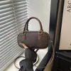 Bolso de mano estilo vintage para mujer, nueva colección 2026, con un look sofisticado, se puede llevar como bolso de hombro o bolso cruzado, estilo bolso Boston, versátil para el uso diario