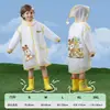 Impermeable Infantil Babudou, Ropa de Lluvia, Niños, Niños, Bebés, Guardería, Estudiantes de Primaria, Impermeables Especiales para Niños Pequeños y Medianos, Impermeables para Niñas