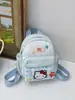 2026 Nueva Mochila Ligera de Alta Calidad Estilo Japonés Linda Suave para Chicas Cuadros Versátil Bolso Cruzado Lindo para Mujeres