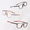 Armazón de gafas deportivas TR90 ultraligero para hombre puede combinar miopía baloncesto fútbol marco de gafas anti-caída gafas 1019