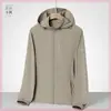UPF50 Verano Anti-ultravioleta Transpirable Seda de Hielo Exterior Gorra Desmontable Abrigo Solar Holgado Traje Elástico