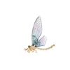 Broche Pequeño Broche de Mariposa Simple Pin de Diseño de Nicho Femenino de Gama Alta 2023 Nuevo Broche de Libélula