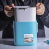 Cocina Cocina Clasificación de Desechos Cubo de Basura con Tapa a Prueba de Olores Doméstico Drenaje Separación Seco y Húmedo Escritorio Almacenamiento Doble Capa Cubo de Basura