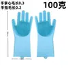 Luvas de Silicone para Banho de Pet Espessas Impermeáveis Anti-Arranhão Anti-Mordida Banho Tosquia Gato Cachorro Banho Massagem Limpeza Escova de Beleza