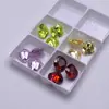Piedras Sueltas de Circonita Cúbica de Colores en Verde Manzana, Amarillo Ganso, Rosa Claro y Granate Piedras Preciosas Accesorios de Joyería al por Mayor