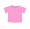 Ropa Infantil de Algodón Puro para Niñas y Niños, Camisetas de Manga Corta de Verano con Estilo, Pijamas Infantiles de Color Sólido Clase A