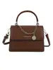 Bolso de Hombro Texturizado Estilo Coreano para Mujer 2025 Exportación Estilo Caliente Bolso de Mensajero Simple a la Moda Bolso Cuadrado Pequeño Bolso Cruzado con Cadena de Moda