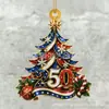 Produto Novo Transfronteiriço Árvore de Natal de Aniversário Árvore de Natal do 250º Aniversário Artesanato em Acrílico