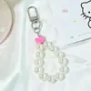 Nueva cadena corta de imitación de perlas DIY, cadena de perlas para bolso de cinta de moda, funda de teléfono, llavero y colgante - Accesorios al por mayor