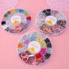 Crianças frisado brinquedo desgaste contas artesanais material saco menina DIY pulseira colar atacado fronteira cruzada