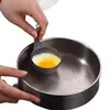 Olla para huevos tipo diadema para cocer huevos, un utensilio casero de acero inoxidable para cocinar huevos para sopas de huevo para el desayuno, y una cuchara para huevos al vapor