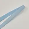 Alça plana em grade quadrada colorida de 1cm em estoque, alça de ombro antiderrapante de pelúcia unilateral, faixa elástica de poliéster escovado para lingerie