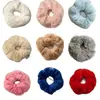 Gomas para el Cabello Esponjosas de Colores Dulces para Mujer, Gomas de Pelo Peludas de Colores Otoño e Invierno para Cabello Largo Estilo Coreano, Suministro de Tienda de Accesorios, Directo de Fábrica