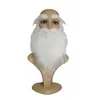 Barba blanca barba falsa barba falsa barba larga programa de cine y televisión accesorios fáciles barba de Navidad