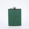 Frasco Portátil de Aço Inoxidável 304 Modelo Novo Transfronteiriço para Uso ao Ar Livre, Garrafa de Vinho Pequena de Metal Plana 8oz, Atacado do Fabricante