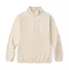 Novedad de Otoño Chaqueta de Forro Polar Versátil Casual para Exteriores con Media Cremallera y Cuello Alto 14004