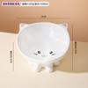 Tazón para Gato Tazón de Cerámica para Comida de Gato Tazón para Perro Mascota Tazón para Comida de Gato Tazón Alto para Perro Tazón para Beber Antivuelco Tazón de Arroz para Mascota Gatito