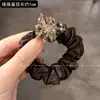 Gomas para el pelo de satén de cristal estilo coreano para mujer, nuevas y a la moda, ligeras y lujosas, suaves con el cabello, perfectas para moños y colas de caballo, accesorios versátiles para el cabello