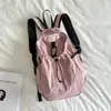 Mochila nueva de nailon de gran capacidad, moderna y versátil, adecuada para estudiantes universitarios, viajes casuales, mochila ligera para mujer