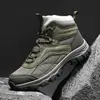 2025 Nuevo Modelo de Venta Caliente Transfronteriza AliExpress Media Caña Talla Grande 39-47 Zapatos Casuales para Senderismo al Aire Libre Zapatillas de Trekking