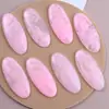 Manchado Semitransparente Rosa Fumê Textura Oval Mancha Oval Adorno de Cabeça Grampo de Cabelo Joias DIY Femininas Acessórios Atacado