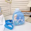 Moderna Bolsa de Caricaturas para Niños Bolso Diagonal para Guardería Niños Siete Princesas Mochila Pequeña Niños y Niñas Cartera de Monedas Casual