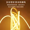 Tira de luz LED 220V impermeable para exteriores superbrillante autoadhesiva luz lineal para ambiente de techo de sala de estar en casa tira de luz flexible COB