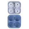 Moldes de Hielo de Silicona de Bola de Hielo, Balompié, Baloncesto, Béisbol, Tenis, Moldes de Cubitos de Hielo Esféricos, Bandejas para Cubitos de Hielo