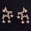 E553 Star Tassel Brincos Brincos Temperamento Feminino Personalidade Cinco pontas Estrela Pingente Brincos 925 Agulha de Prata Yiwu Joias